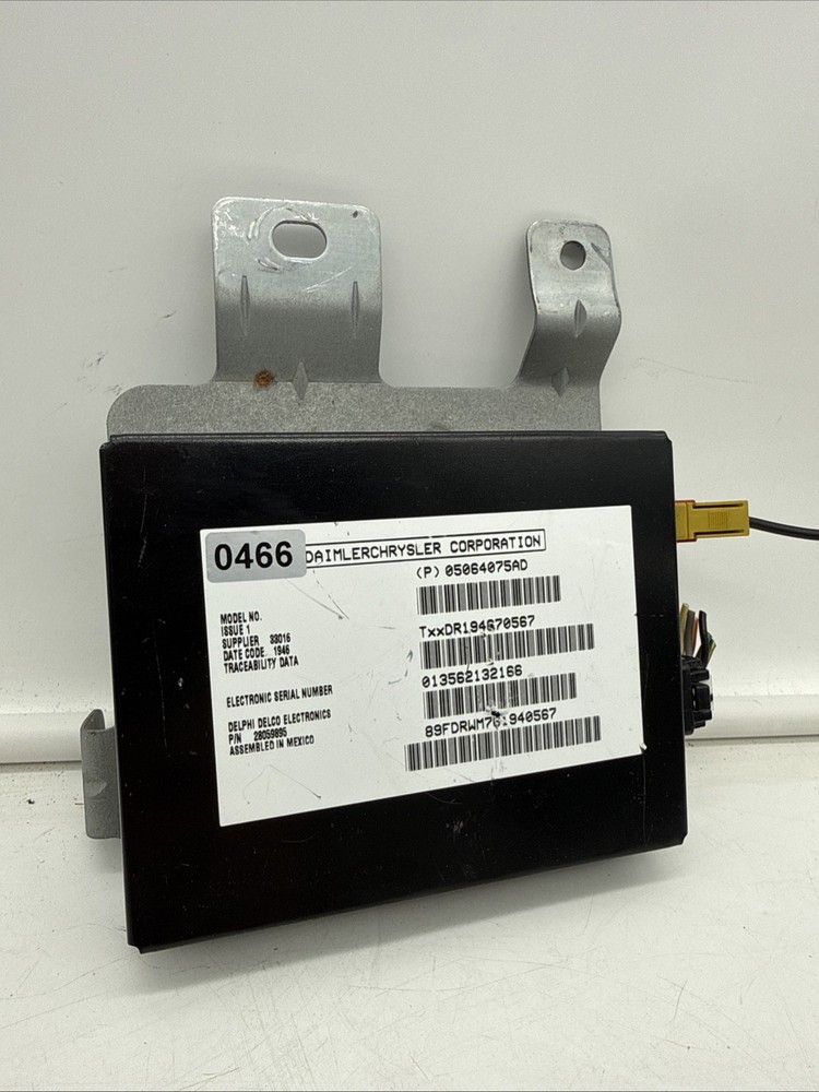 2006-2009 Dodge Ram 1500/2500 | Satellite Receiver Module (SDARS Receiver) | OEM