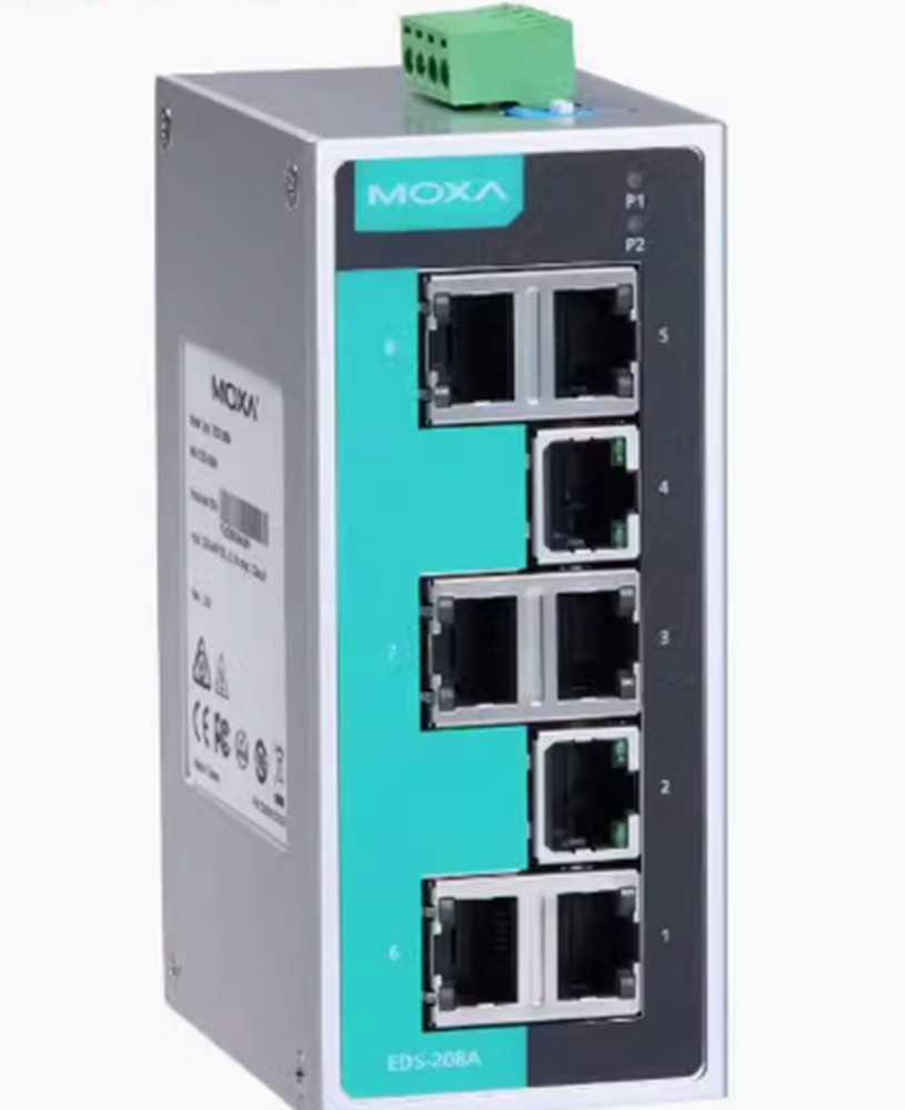 NEW MOXA EDS-208A-S-SC Industrial Ethernet switch