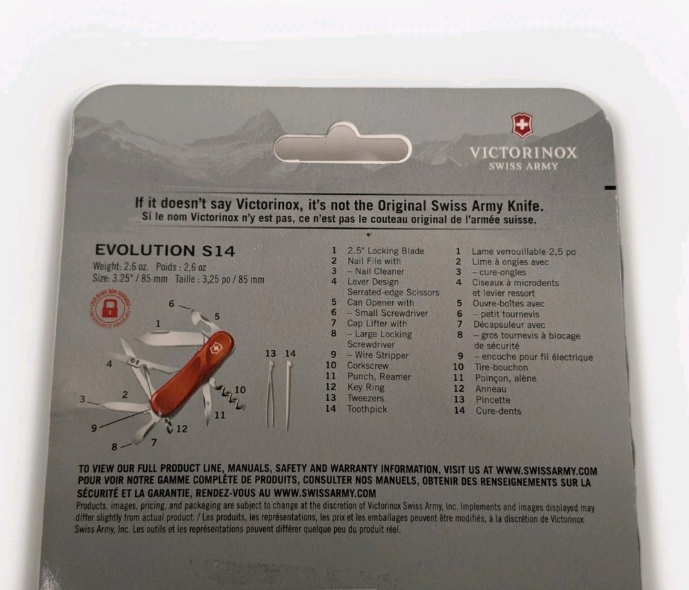 Victorinox Swiss Army Knife Evolution S14, 2.3903.SE-X1 | 14 Function Red