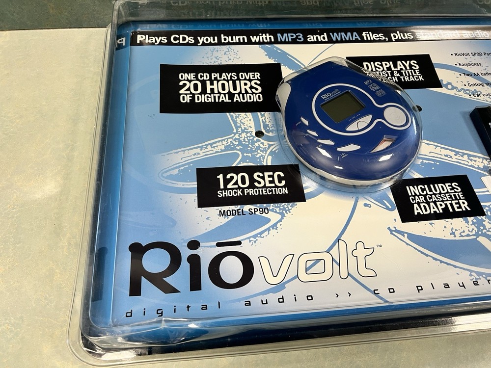 Rio Volt SP90 CD Player Bundle Brand New Sealed