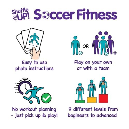 Soccer Dice Game - Soccer Challenging Skills Training Dice, Tricks & Kicks