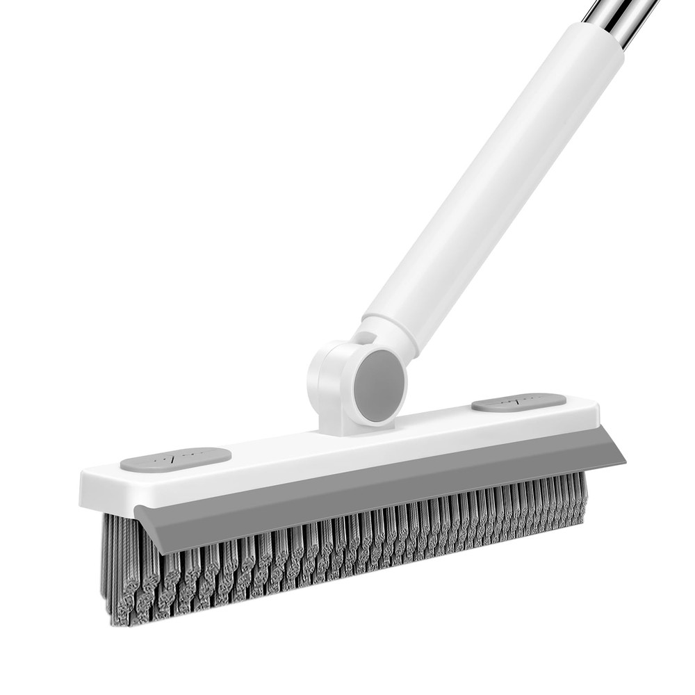 SetSail Grout Cleaner Brush with Long Handle, 52in long handle, Grey White
