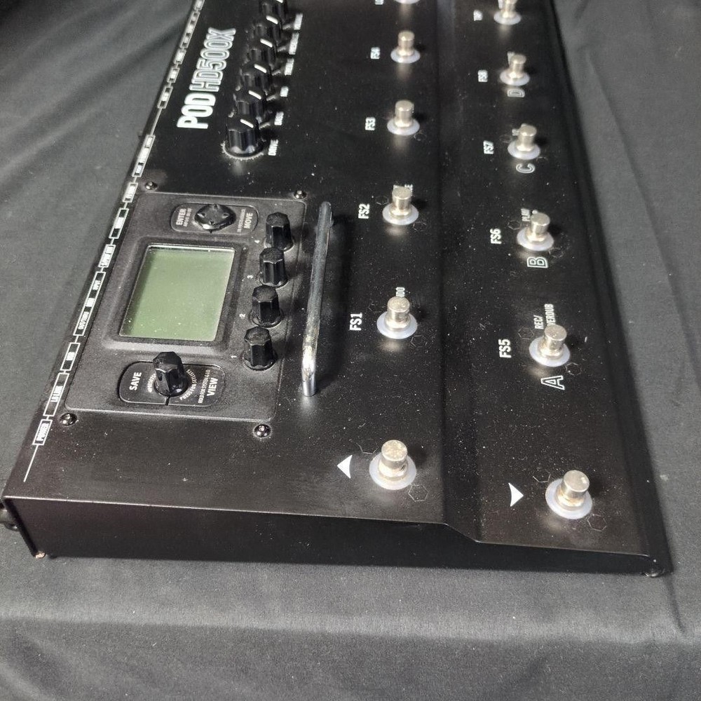 Line 6 POD HD500X Multi Effects Guitar Processor Amp Simulator Pedal w/adapter