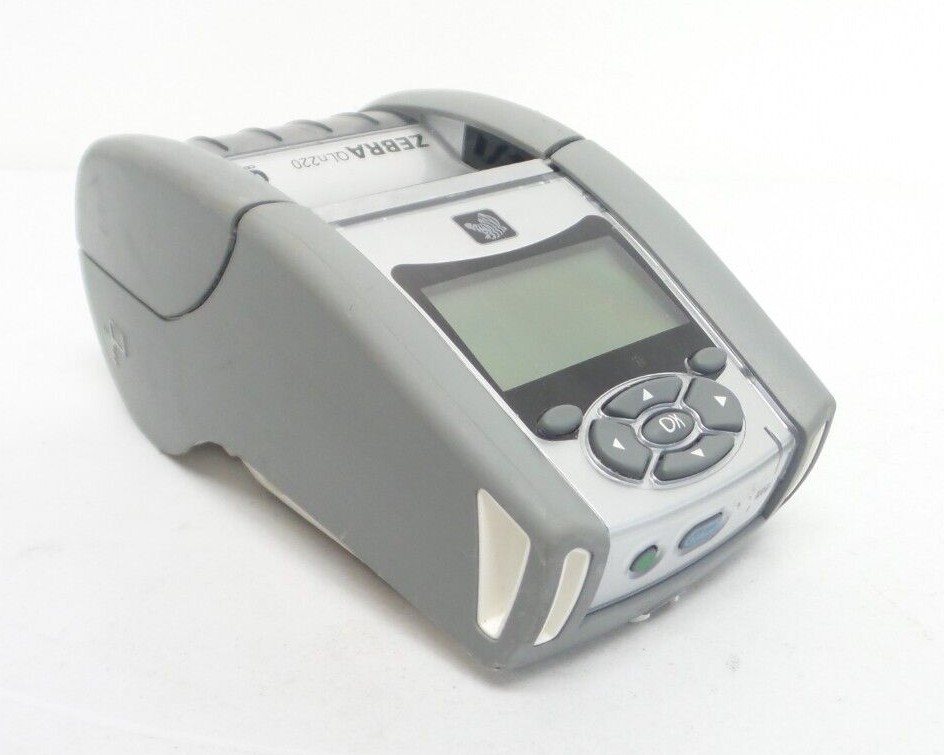 Zebra QLn220 Barcode Label Printer, WiFi, Bluetooth w/ Battery & Charger