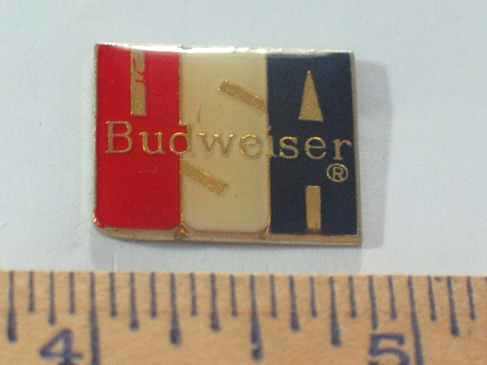 Budweiser Red, White and Blue Beer Pin (Budweiser #3)