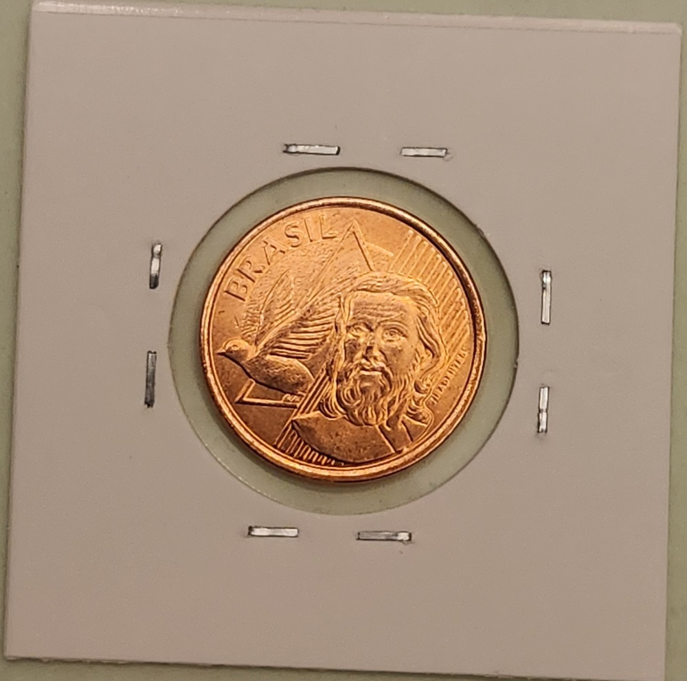Brazil coin, 5 Centavos, 2015