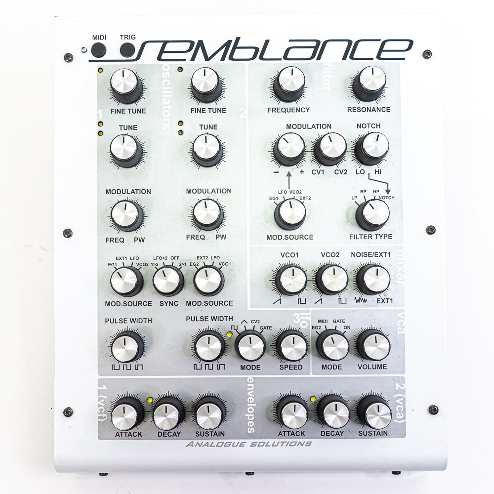 Analogue Solutions SEMblance Analog Synthesizer with Power Supply