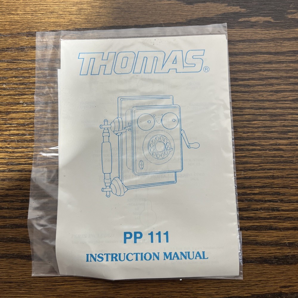 Thomas Classic Edition Telephone - Model PP-111 Rich Oak Finish