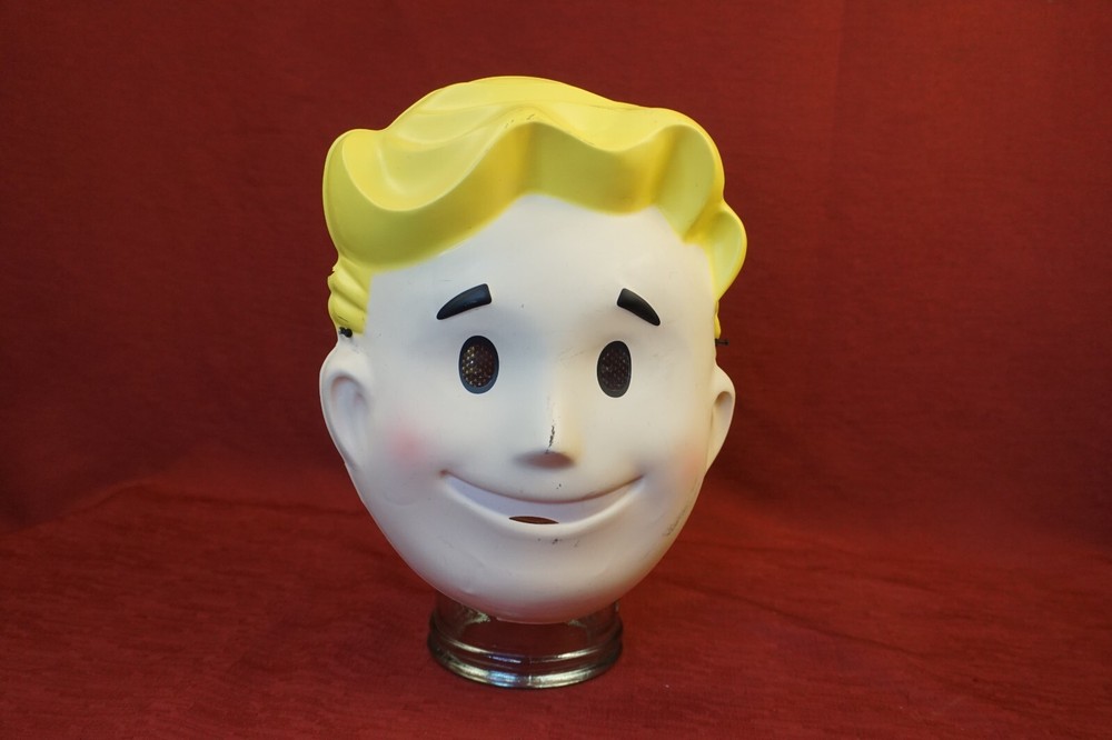 Bethesda Vault Boy plastic mask with elastic  Fallout