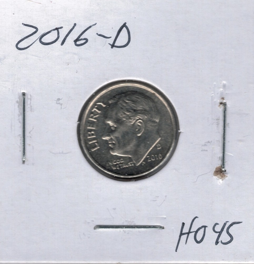 2016 D Roosevelt Dime H045 !!!Free Shipping!!!