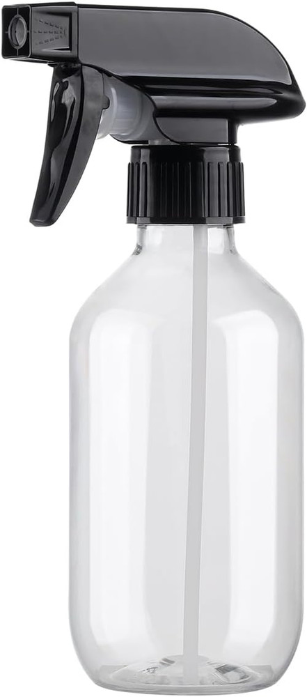 Plastic Spray Bottles Clear and Brown Refillable Container Empty Spray Bottle 10