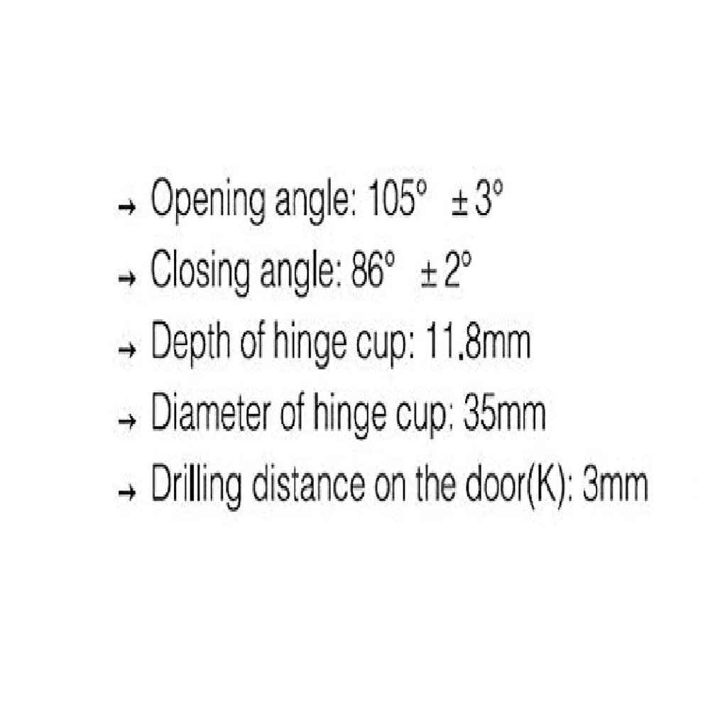 20 Pack 1/2" Overlay Soft Close Face Frame 105° Compact Cabinet Hinges Handware