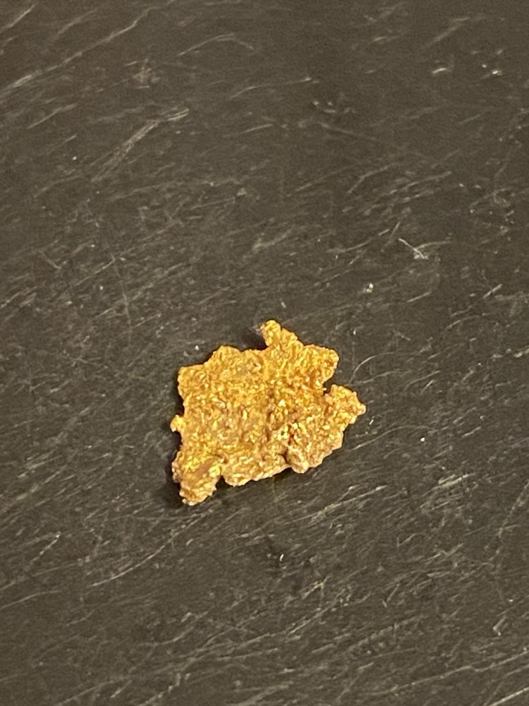 Natural Gold Nugget, .2 Grams