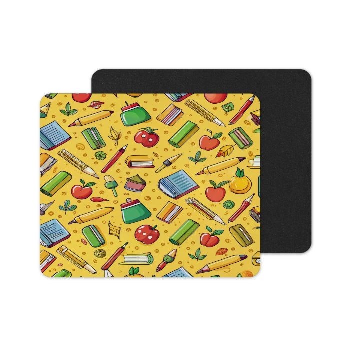 Teacher Mouse Pad: Vibrant Neoprene Computer Accessory
