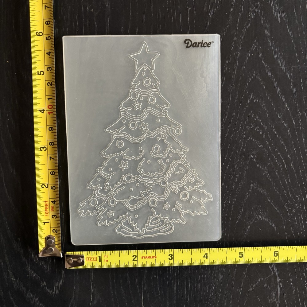 Darice Embossing Folder Christmas Tree