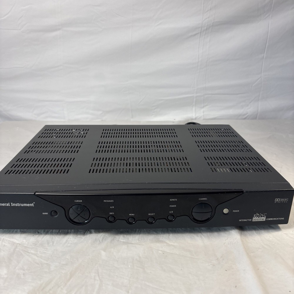 General Instruments Interactive Digital Communications CATV Converter untested