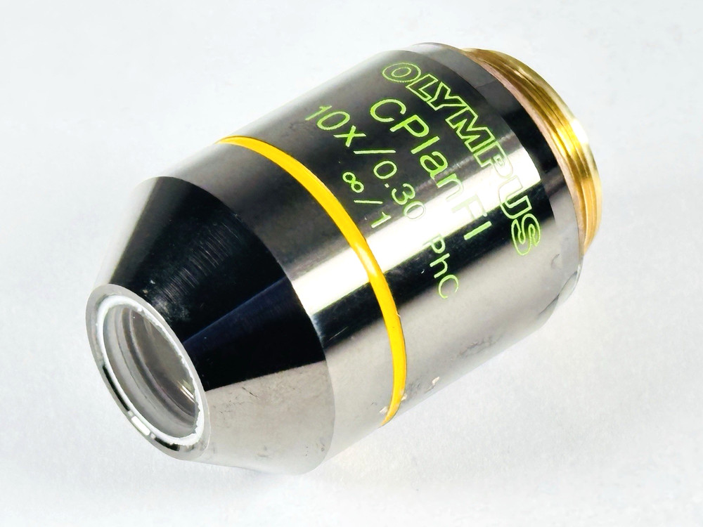 Olympus CPlanFl 10x/0.30 PhC Infinity Microscope Objective Phase Contrast