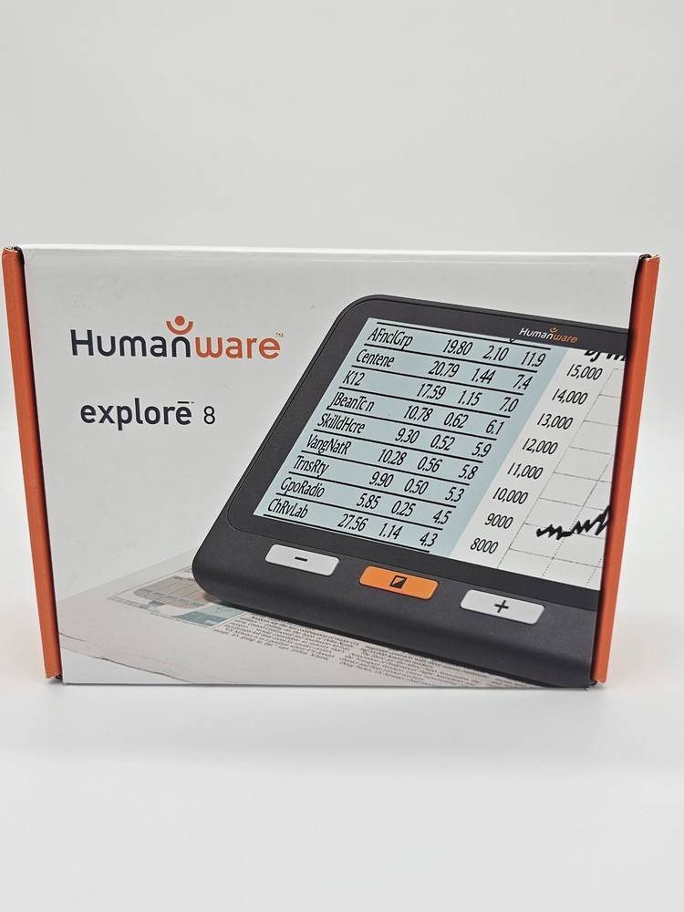 Humanware Explore 8 8" Digital Magnifier Dual 21MP Camera Mint