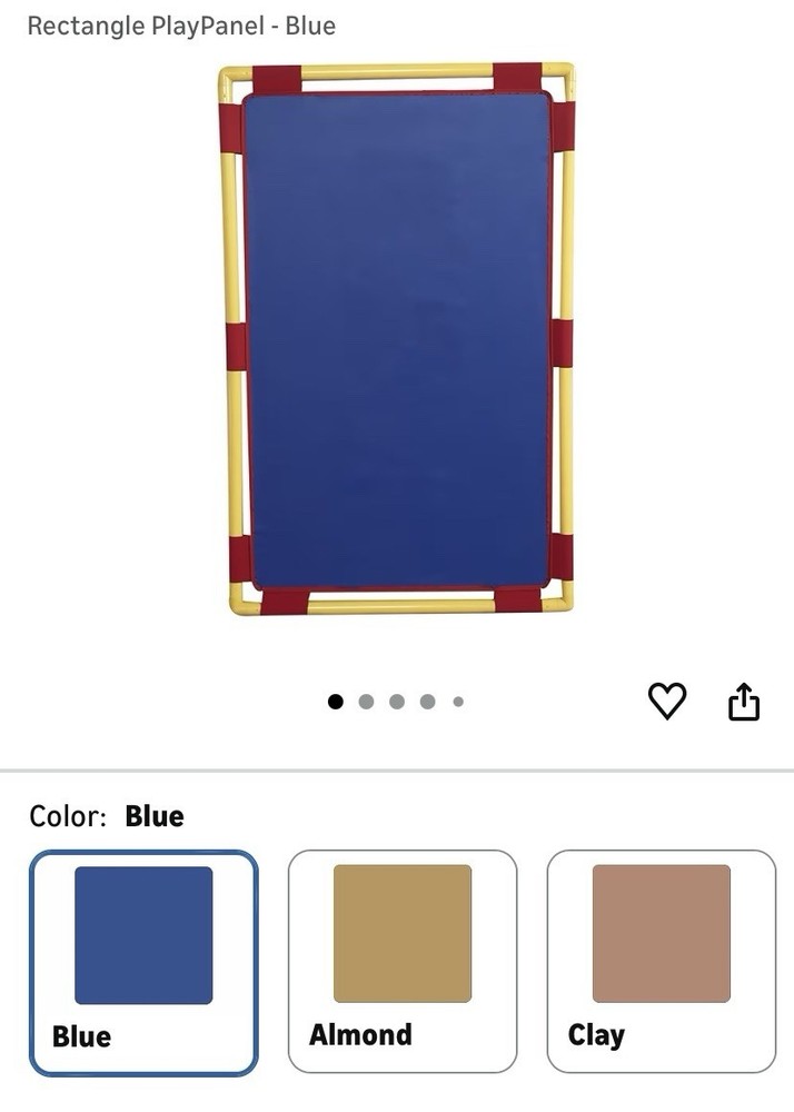 Big Screen PlayPanel, Kids Room Divider, Classroom Privacy Screen, Blue