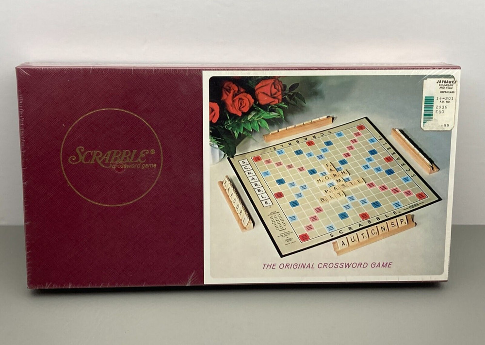 Scrabble Crossword Game 1971 Version Selchow & Righter New Sealed