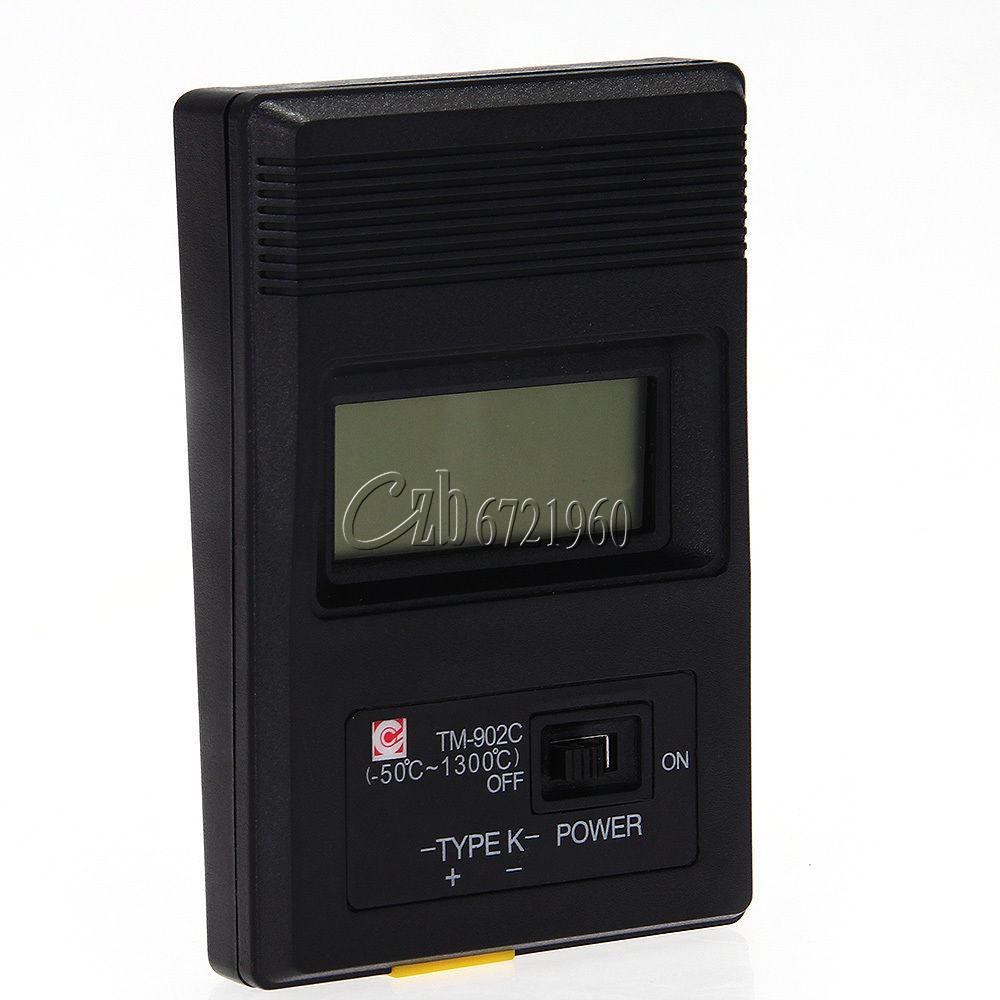 TM902C LCD K Type Thermometer Temperature Meter Probe+ Thermocouple Probe