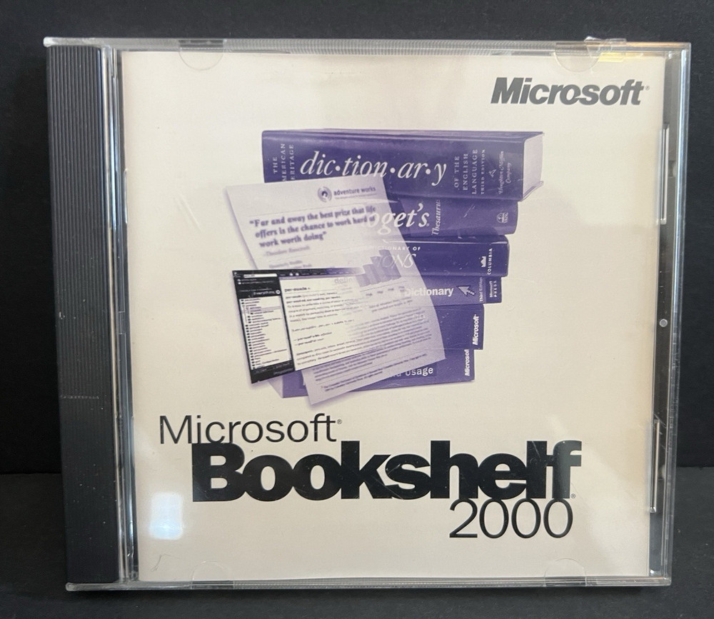 Microsoft Bookshelf 2000 PC CD-Rom