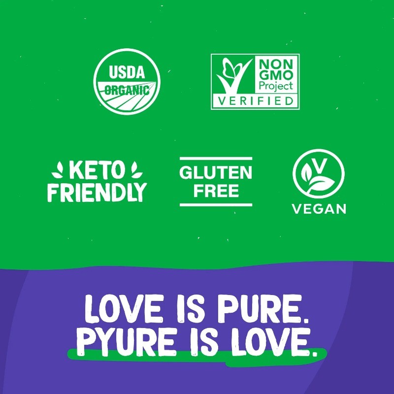 Pyure Organic Stevia Extract, Single Ingredient Powdered Sweetener