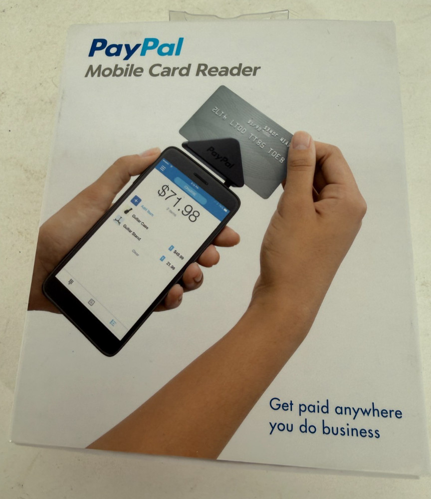 PayPal Mobile Credit Card Reader Swipe 3.5mm Audio Jack for iPhone Android Table