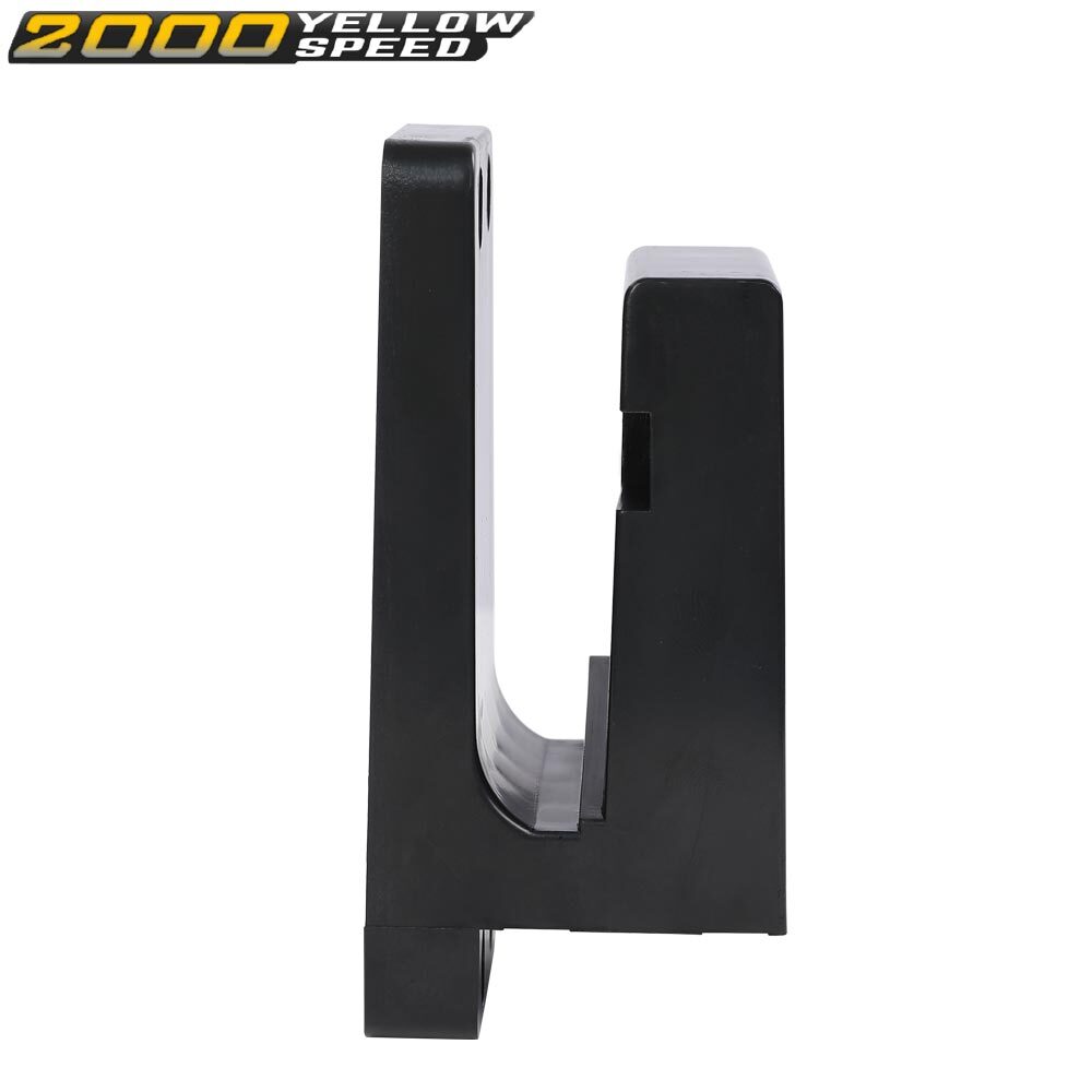 Wall Mount Rack Floating Display Hanger Safe Storage Black USA 