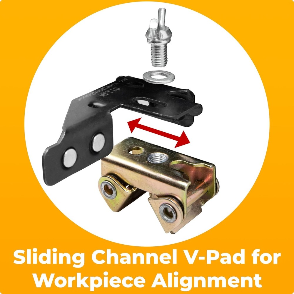 Adjustable Magnetic Tab Holder, Vertical/Horizontal Tab Holding, Adjustable V-Pa