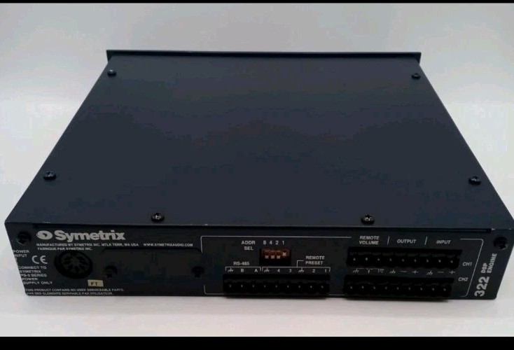Symetrix 322 - 2 Input 2 Output Multi-Function DSP Processor
