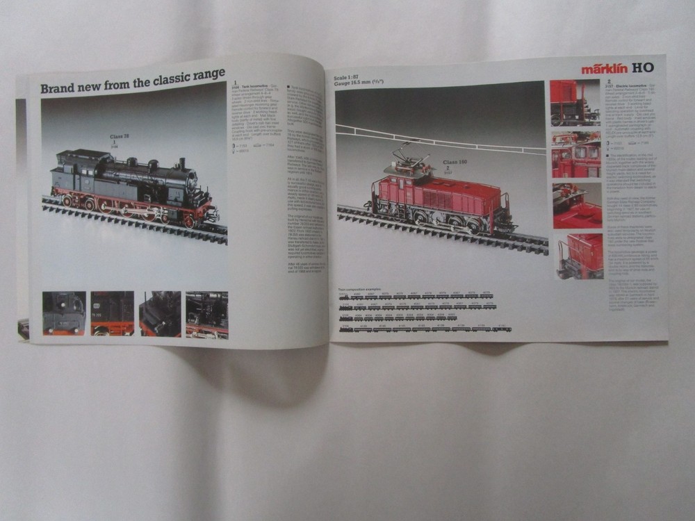 1981 Marklin Train Catalogs, 81 New Items, OH, Z, I