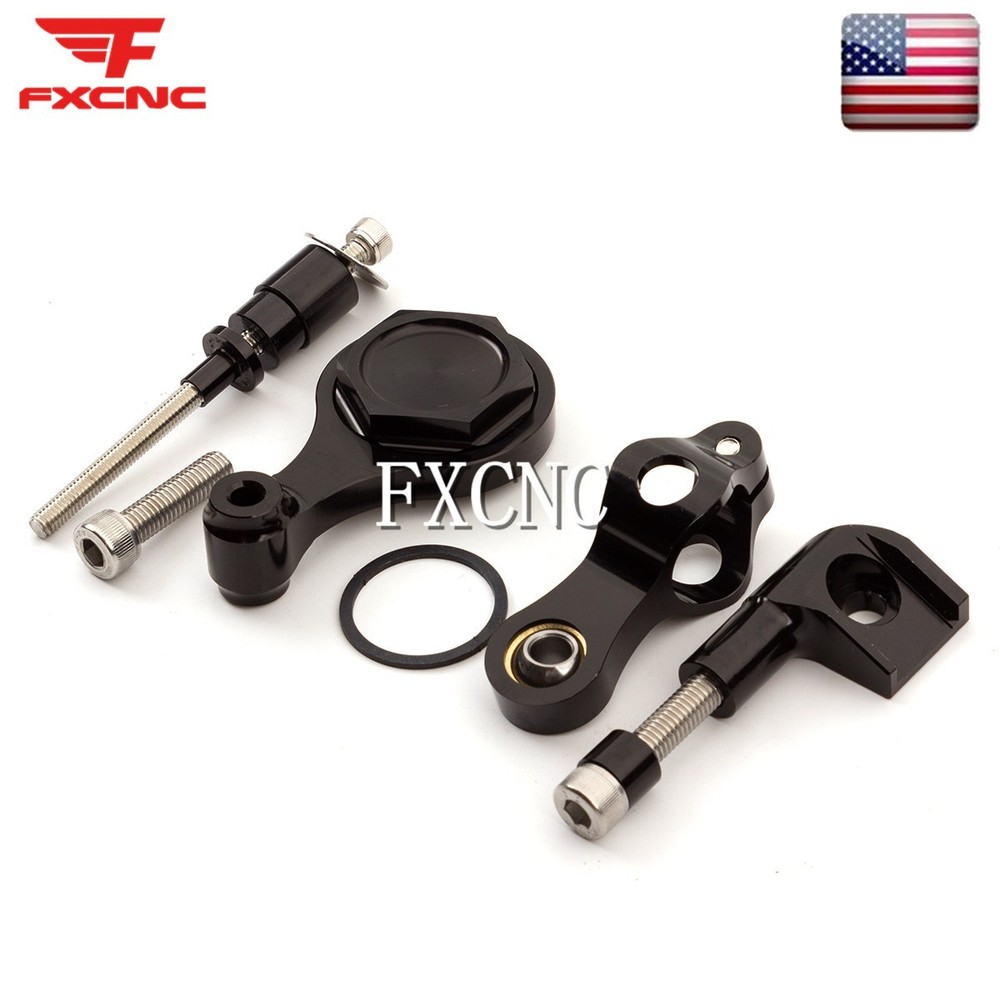 Steering Damper Stabilizer & Mount Bracket Support For Yamaha YZF R1 2006-2018