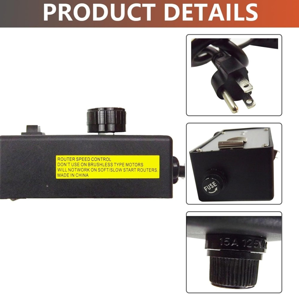 Easy-to-Use Variable Speed Controller for Electric Motors – 120V, LED Display