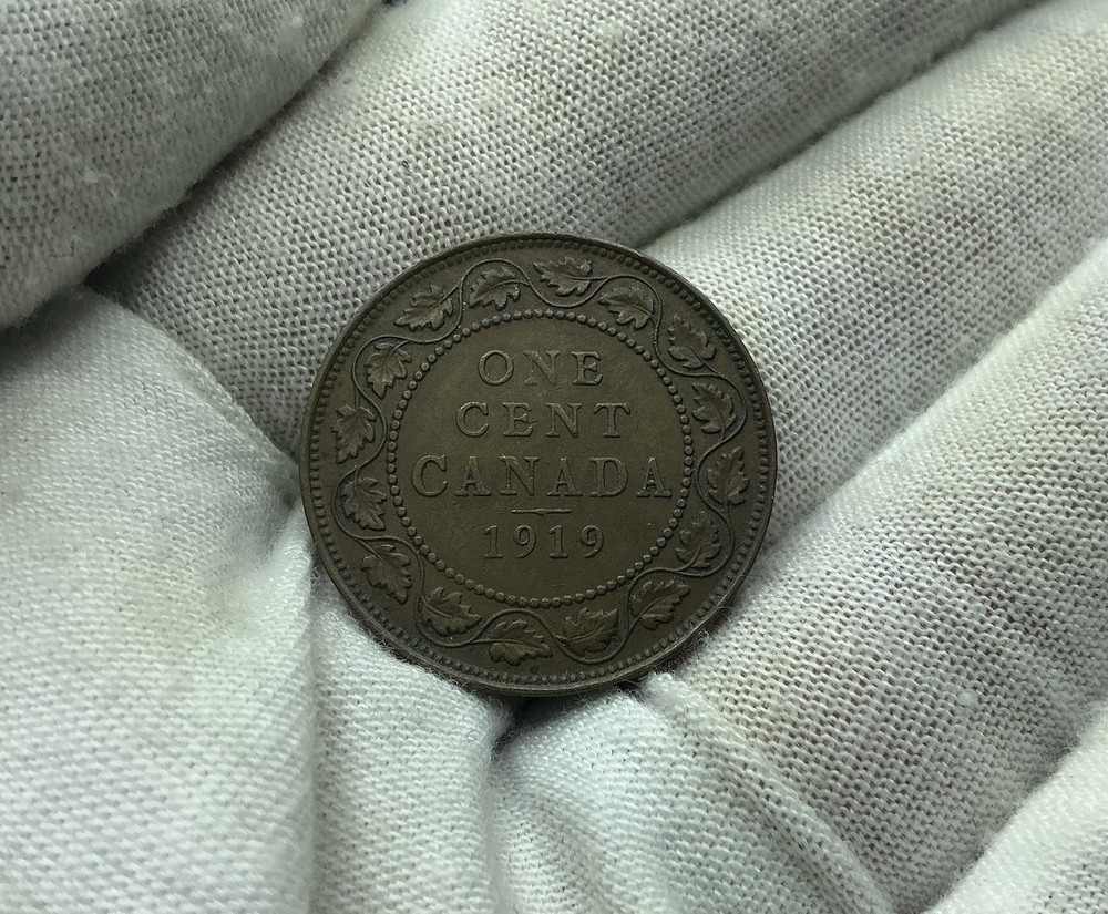 1919 Canada 1c One Cent Penny NICE COIN! M412
