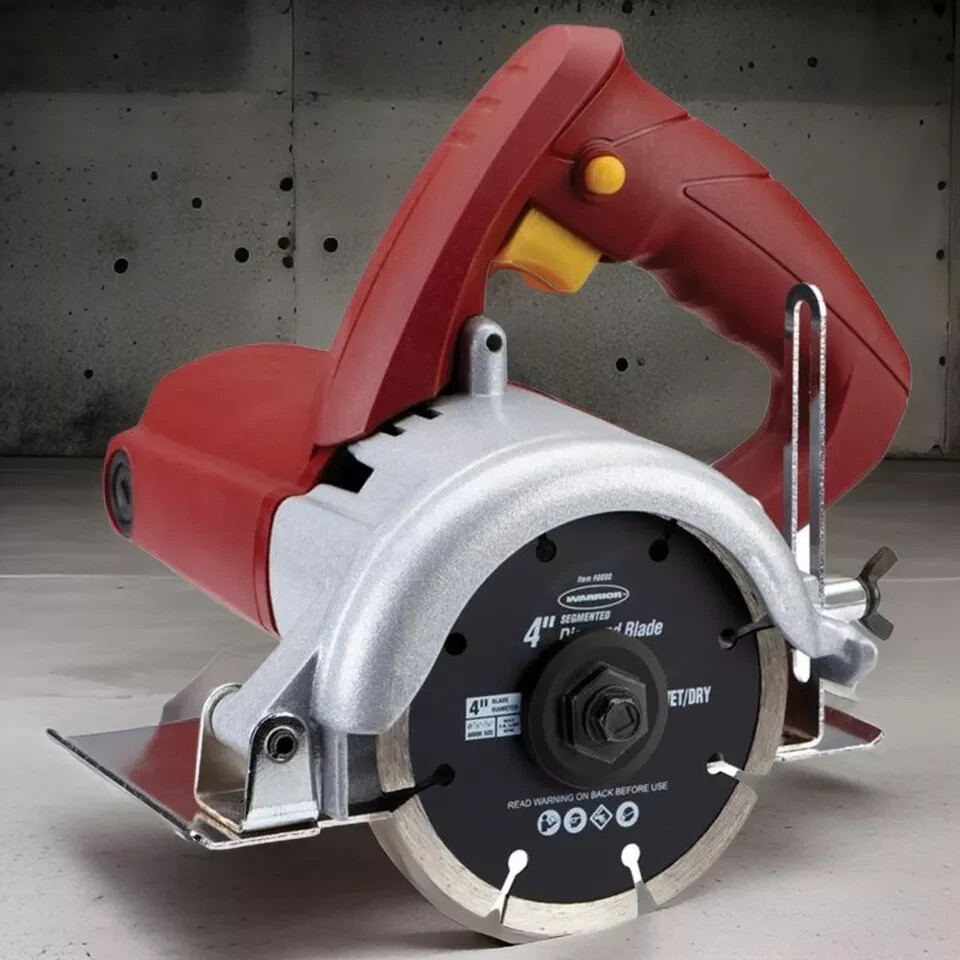 Tile Cutter Handheld 7 Amp 4 in. Handheld Dry-Cut Tile Saw Adjustable Depth