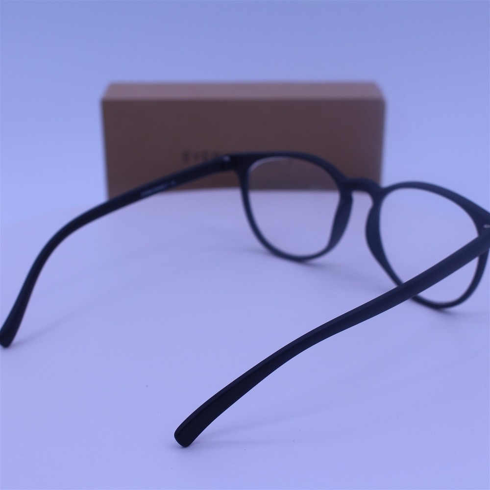 Eyebuydirect Chilling Black L 52-17-142 Eyeglasses FRAMES ONLY