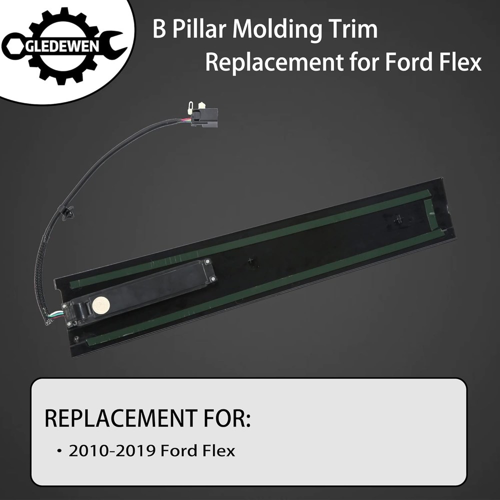 Keyless Entry Keypad, Compatible with 2011-2019 Ford Flex, B Pillar Door Trim Mo