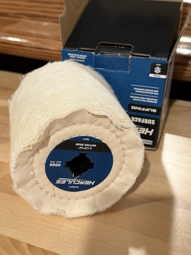 4 1/2" x 4" Hercules Surface Conditioning Drum 3/4". Buffing.
