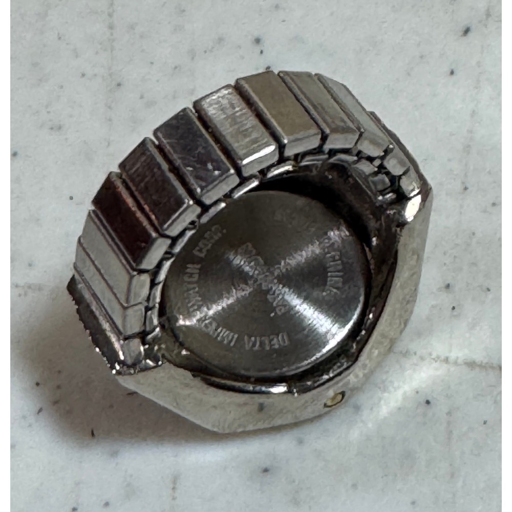 Vintage Delta Impex Digital Ring Watch New Wave Quartz - Untested