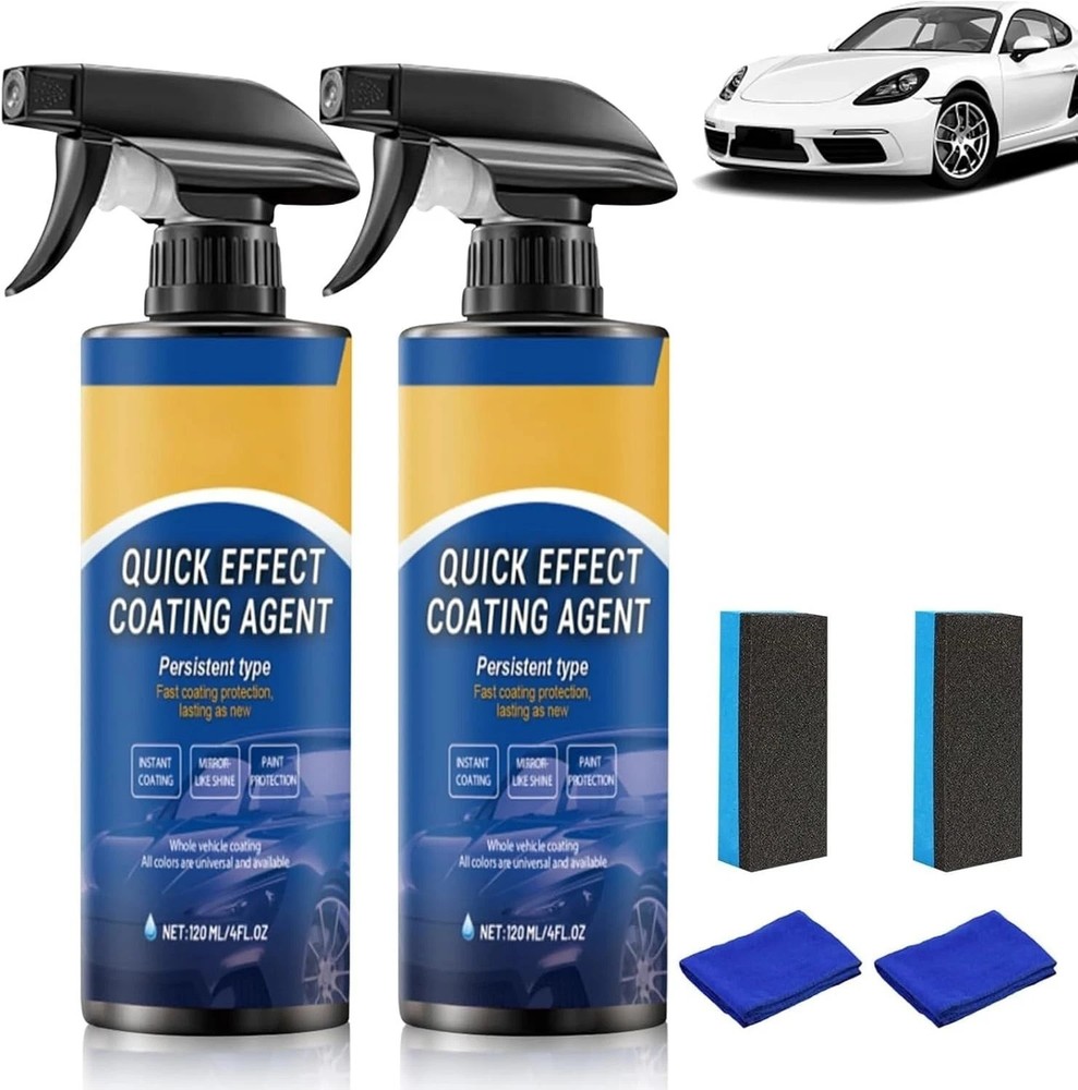 Advanced Car Quick-Acting Coating Agent Spray, Car Coating Spray, Quick Effect..