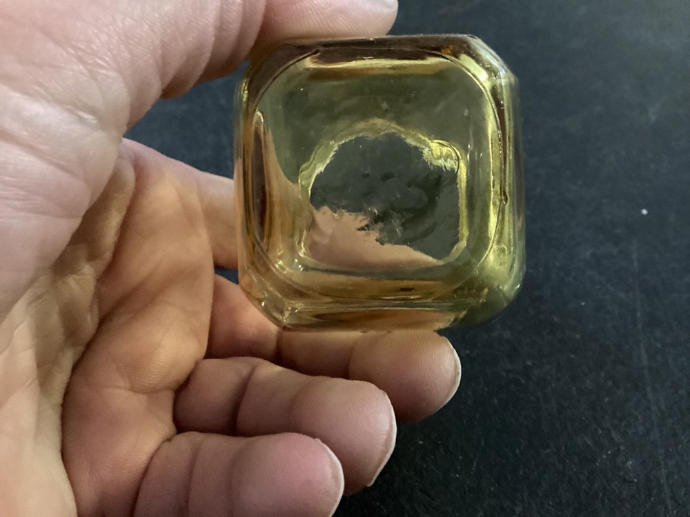 Small Amber Glass Bottle