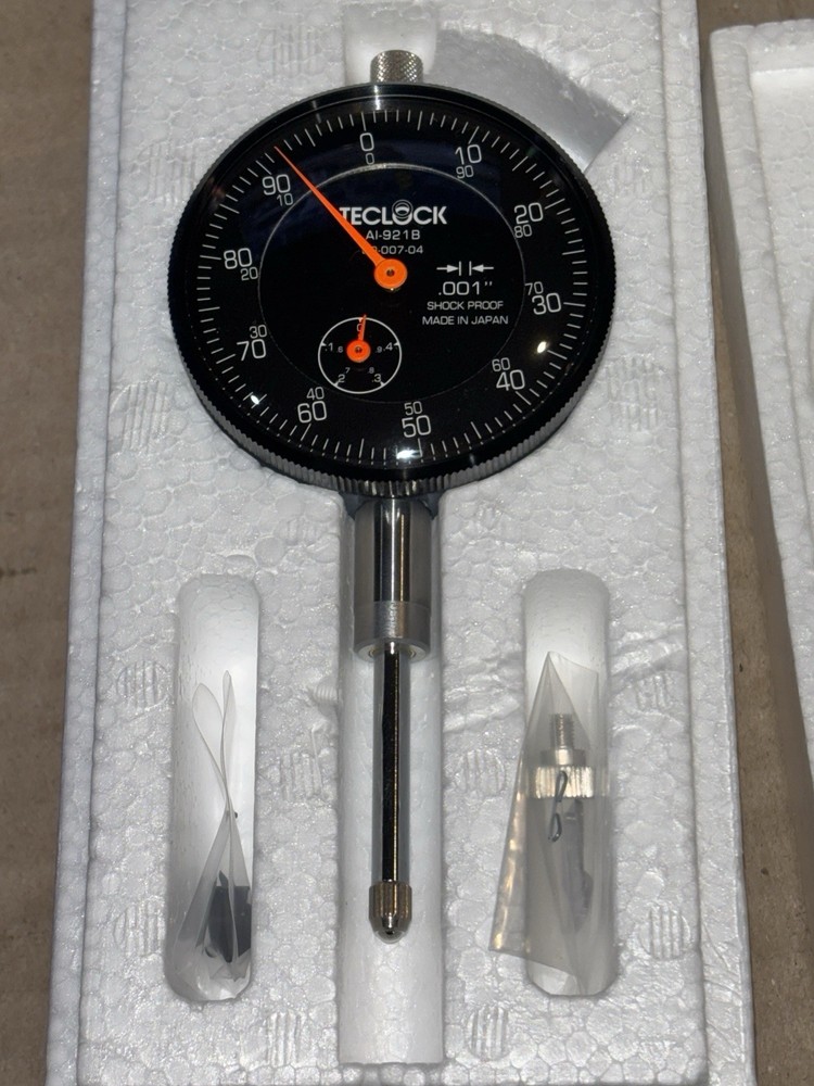 Teclock AI-921B 0-1" 0-100 2" Dial BF Precision AGD Dial Indicator Shock Proof