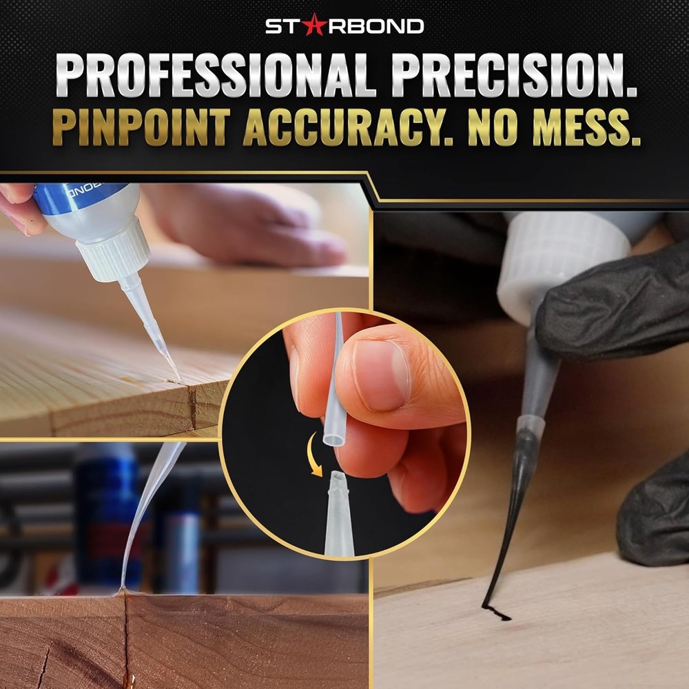 Medium Super Glue Pro Kit (2 oz) – Strong, Fast, All-Purpose CA Glue