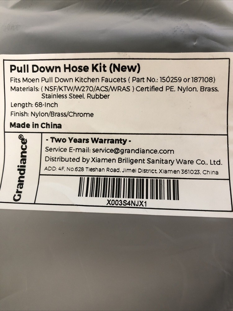 Gradiance Pull Down Kitchen Hose Kit Fits Morning