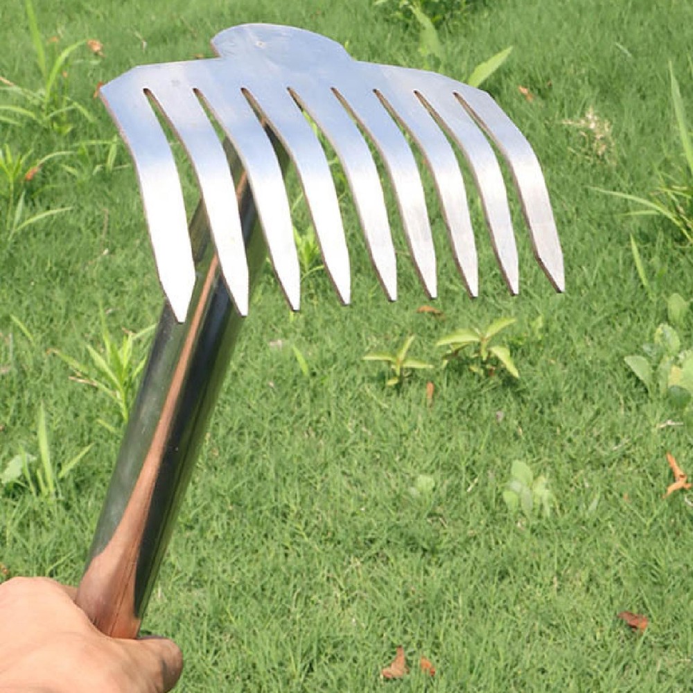 Weeds Puller 9 Claw Multifunctional Weeds Picker Portable Easily Remove Weeds