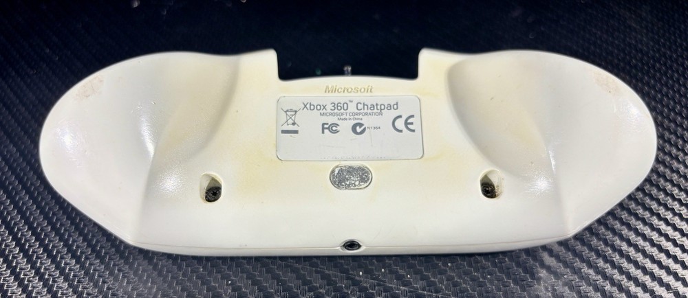 Xbox 360 Chatpad White Keypad Controller Attachment works!