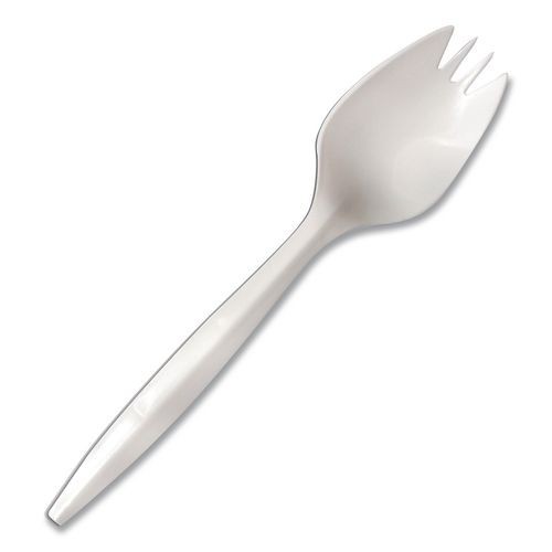 Berkley Square Mediumweight Polypropylene Cutlery, Spork, Plastic, 1,000/CT