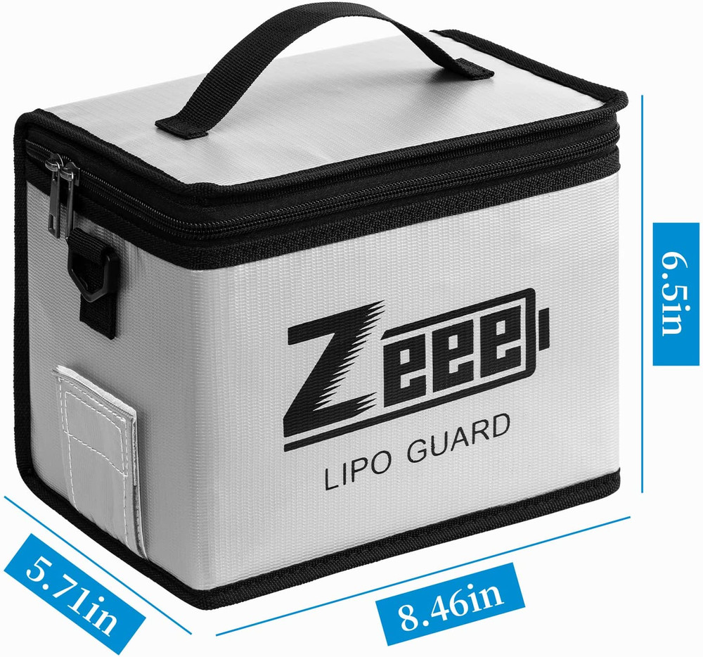 RC LiPo Battery Safe Bag Fireproof Explosion Proof Charging Storage