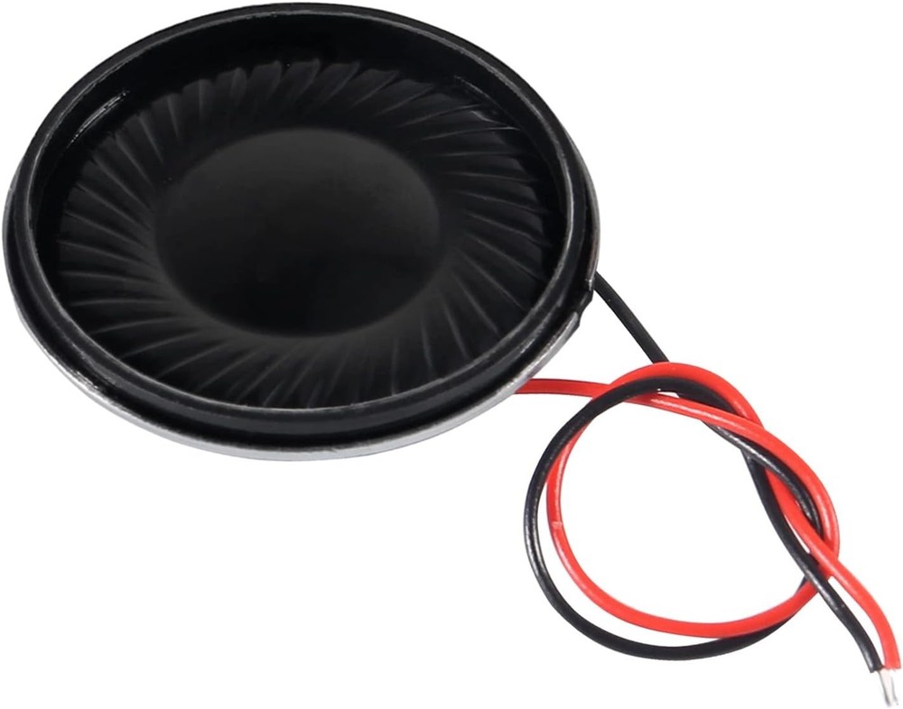 8Pcs 28mm 2W 8 Ohm Round Speakers for DIY Audio Projects & Multimedia Use